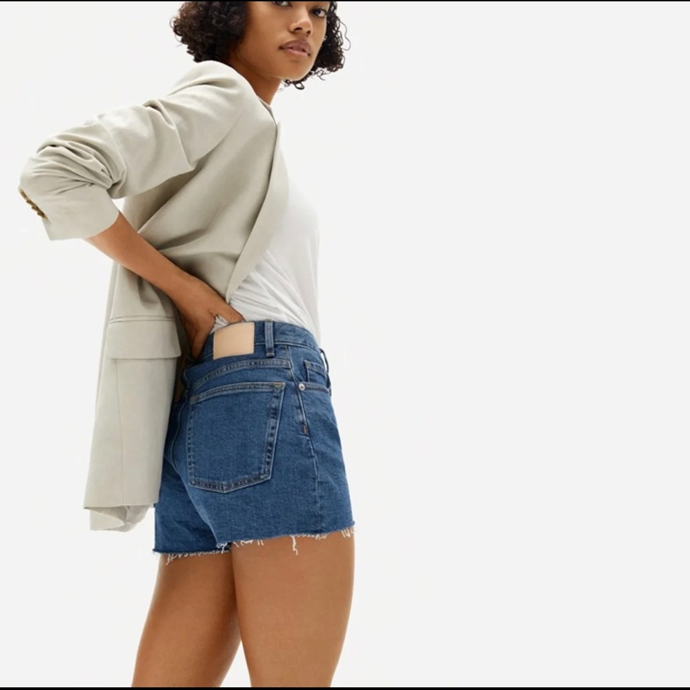 Everlane cheeky denim shorts
